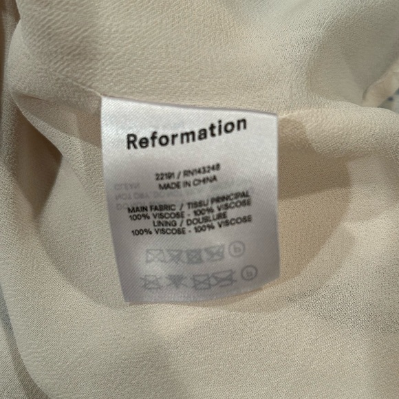 Reformation Nikita Midi Dress in Pompadour - Picture 8 of 8